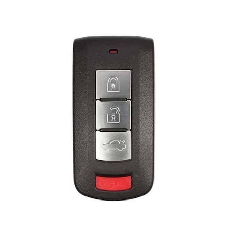 Keyless Factory 2016-2020 Mitsubishi Mirage G4 / 4-Button Smart Key Shell with MIT11R emergency key SKS-MIT-031